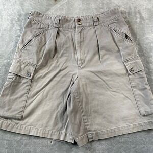 Vintage Banana Republic Safari‎ Cargo Shorts Mens 38 Beige Outdoor Camping